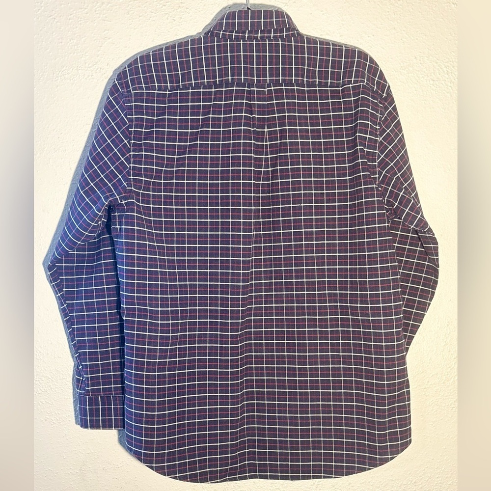 Polo British Country Spirit Blue & Red Plaid Preppy Shirt Size XL - Picture 2 of 5